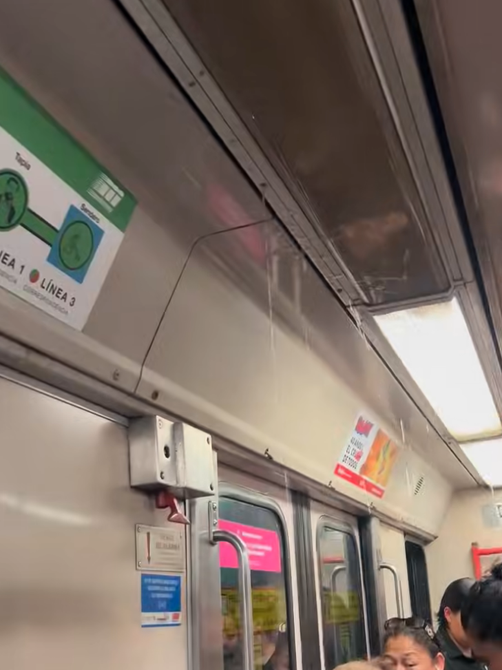 Lluvia En Metro - La Sultana Informa Vagones Inundados, Deficiencias Metro, Usuarios Afectados, Lluvia En Metro