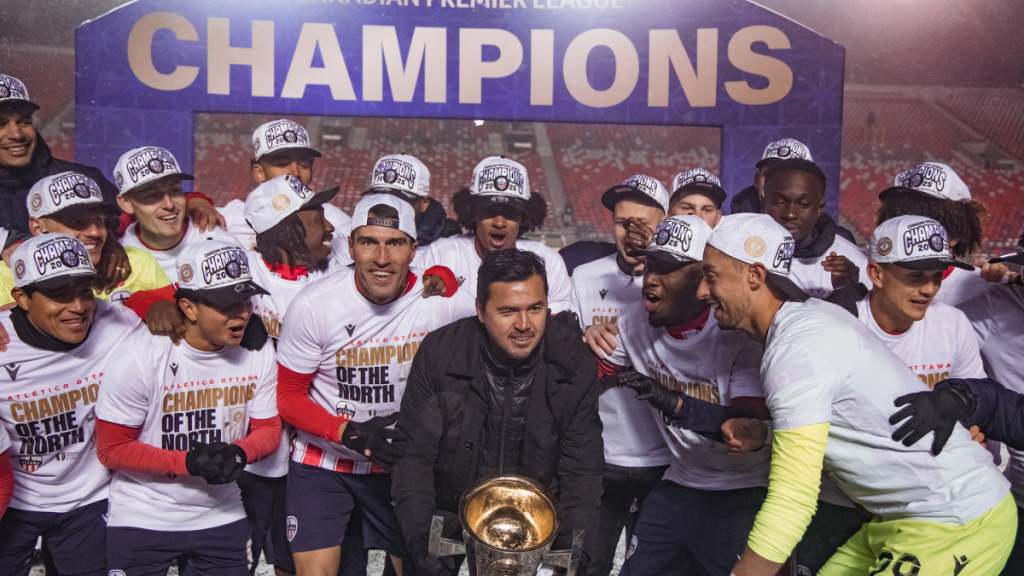 Diego Mejía Es El Primer Mexicano Campeón En Canadian Premier League Con Atlético Ottawa Y Rumbo a Concacaf Champions Cup 2026.