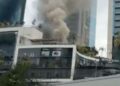 Incendio en restaurante de San Pedro