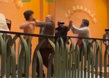 Pelea en bar de San Pedro